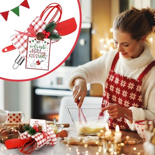 Qinyoung 60pcs/12sets Christmas Baking Gift Set with Whisk Spatula