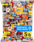 Chocolate Candy Variety Pack, 5 LB 225 Ct Halloween Individually Wrapped