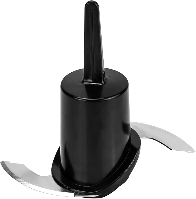 DLC-2ACBN Chopping Blade Fits Cuisinart Mini Prep Plus DLC-2A, Food Processor Blade Compatible with Cuisinart Food Processor Replacement Parts (Black)