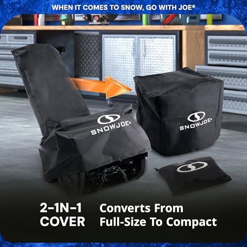 Snow Joe 48V Cordless Snow Blower Kit with Cover & Scraper, 24V-X2-SB18-TV1