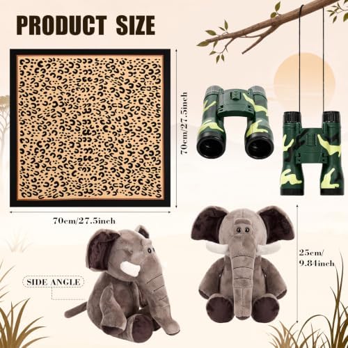 5 Pcs Safari Costume for Women Halloween Cosplay Outfit
