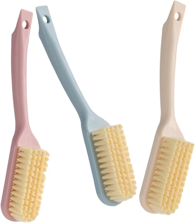GALPADA 9pcs Handle Shoe Brushes Soft Cleaning Scrubber for Shoes Boots Clothes Dorm Use