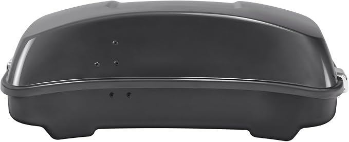 5.5" Razor Motorcycle Trunk W/Latch Key Fit For Harley 2014-2025 Touring CVO Road King Street Glide Electra Glide Ultra Limited Pack Gauntlet Gray Metallic