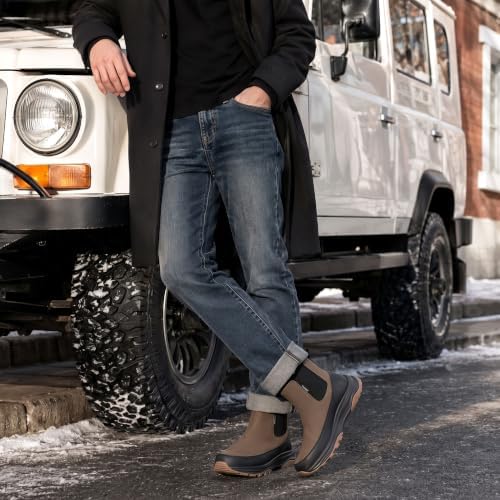 Coostar Winter Boots for Men Warm Snow Boot Botas Para Nieve Hombre
