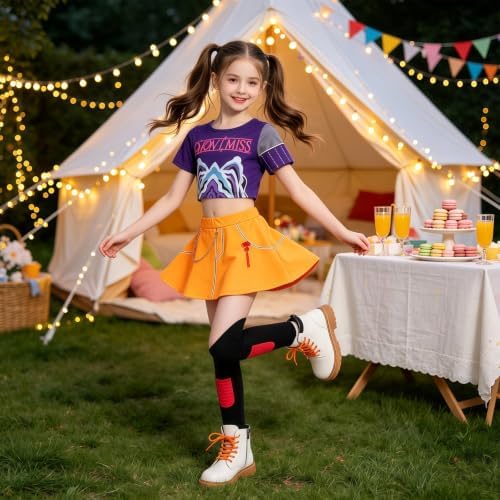 Mersi Pop Singer Costume Girls Kids Halloween Costumes with Accessories