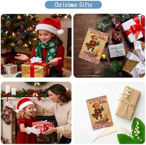 Vintage Christmas Decor,Retro Rustic Wall Art Decorations
