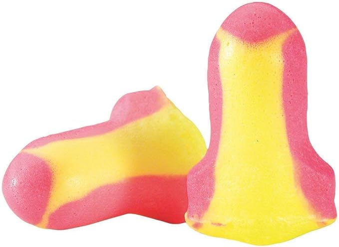 HOWARD LEIGHT Honeywell Home by Laser Lite High Visibility Disposable Foam Earplug Refill for Leight Source 500 Dispenser, 500 Pairs (LL-1-D), Magenta/Yellow