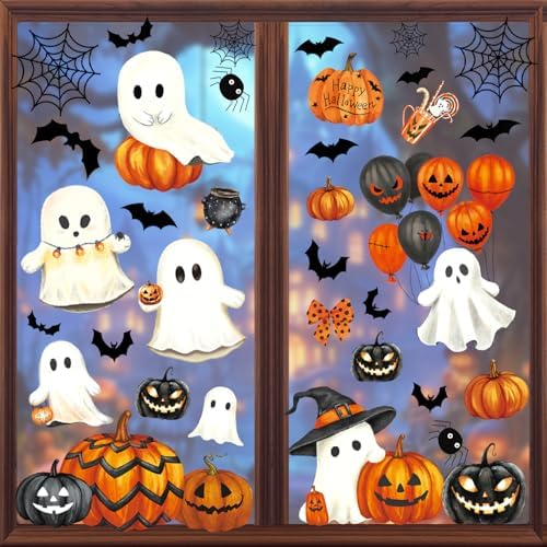 Halloween Window Clings Stickers Decor Fall Halloween Decorations Indoor