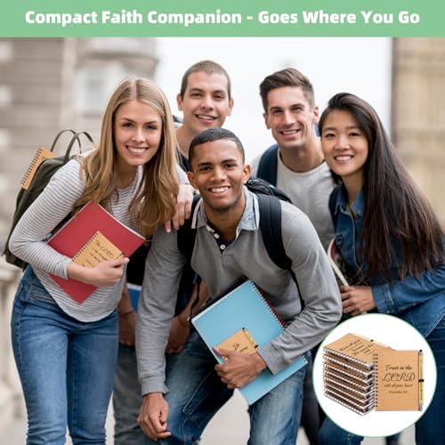 320 PCS Bulk Christian Gifts, Prayer Journal for Women & Men,160 Small Christian Notebooks,160 Scripture Pens, Inspirational Notebooks for Church, Spiritual Gift for Bible Study, Faith Gift for Church