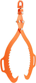 VEVOR 32in Log Lifting Tongs, 2-Claw Log Tongs, Heavy Duty Steel Log Grapple, 1543LBS Lifting Capacity, Swivel Log Graper Timber, Eagle Claw Design, Log Skidding Tongs for Trucks, Tractors, Forklifts