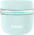 Tronco 24 oz Glass Food Storage & Lunch Bowl Containers with Airtight Lids | Leak & Spill Proof Meal Prep Container & Food Storage Jar for Lunch, Salad, Oats, Soup, BPA-Free, Microwave & Dishwasher Safe