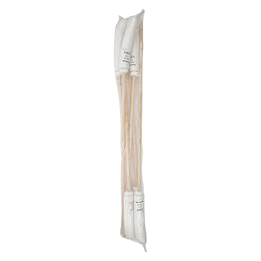 Boardwalk BWK116R Deck Mop, 48" Wooden Handle, 16oz Rayon Fiber Head (Pack of 6)