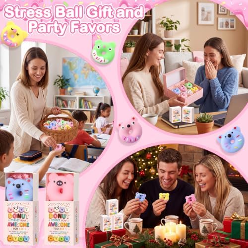 30 Sets Appreciation Gifts Donut Party Favors with Boxes