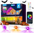 Permanent Outdoor Lights for House, 100ft Christmas RGB+IC Lights