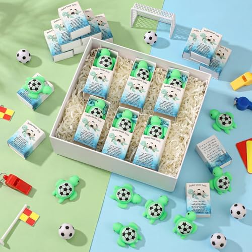 50 Sets Positive Soccer Gifts with Support Boxes