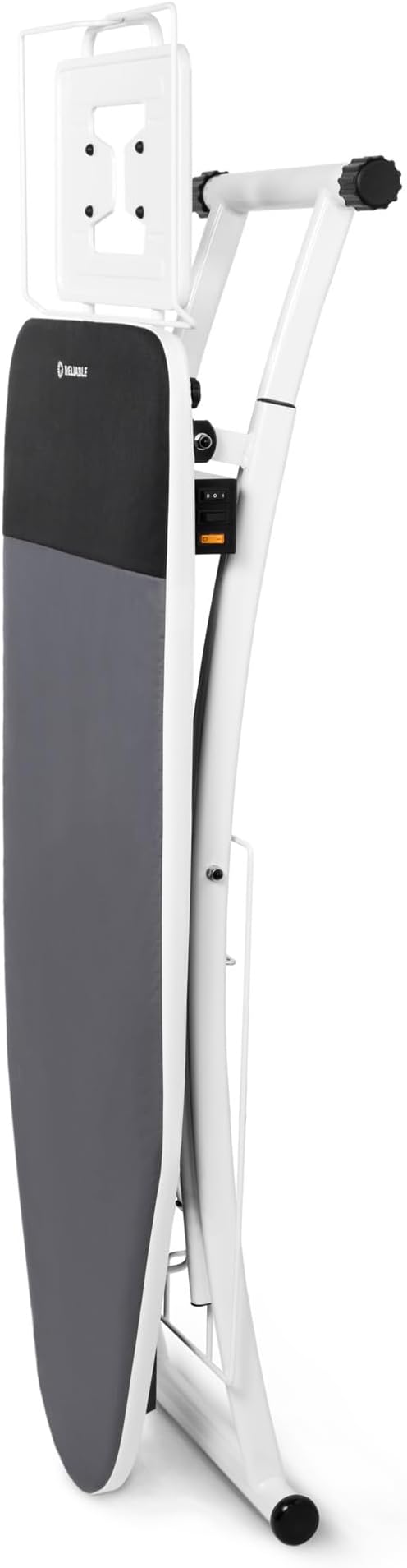 Reliable The Air Vacuum & Up Air Iron Board, Heated Surface, Made in Italy | Vera Foam Memory Foam Cover, Heat Resistant Zone, Foot Pedal for flexible control, Easy Roll Castors, Made in Italy