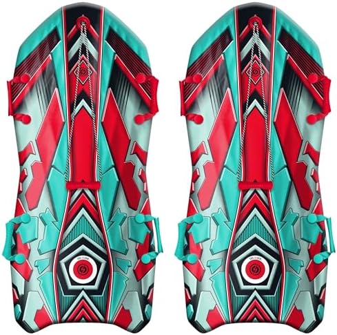 Premium SNO Storm Recreational Winter Foam Snow Sled 2PK