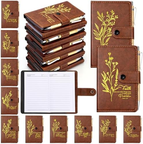 Spakon 80 Pcs Christian Prayer Journals with Pens, English Aesthetics