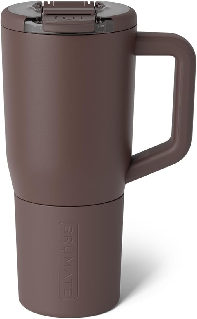 BrüMate Müv - 25oz 100% Leak Proof Insulated Coffee Mug with Handle & Lid - Stainless Steel Coffee Travel Mug - Double Walled Coffee Cup (Java)