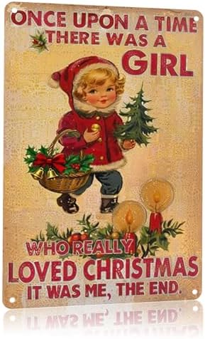 Vintage Christmas Decor,Retro Rustic Wall Art Decorations