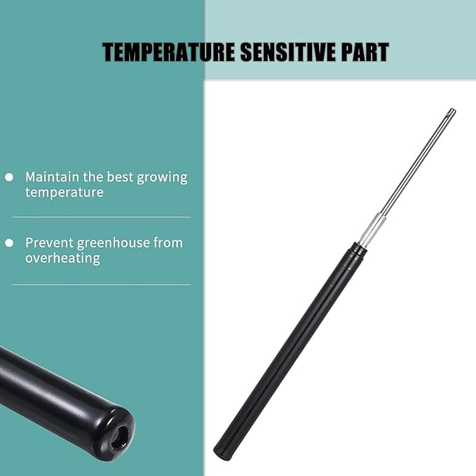 Replacement Cylinder for Automatic Temp-Controlled Greenhouse Vent Opener | Premium Hydraulic Cylinder Greenhouse Accessories for Auto Window Opener Wear-Resistant Ensures Steady Ventilation Year-Round
