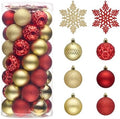 Valery Madelyn 50ct Christmas Tree Decorations Ball Ornaments 2.36 Inches