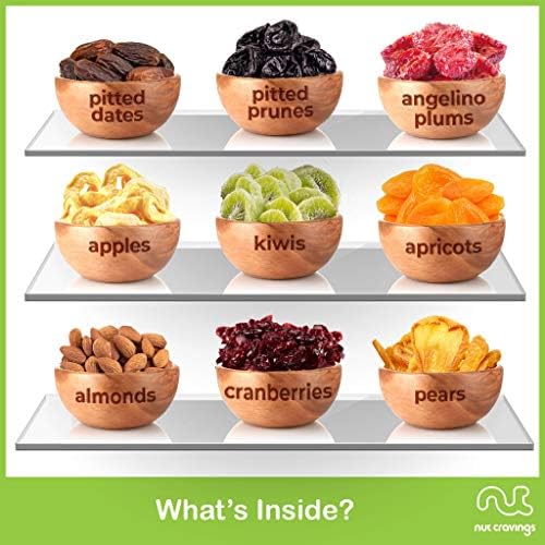 NUT CRAVINGS - Dried Fruit & Mixed Nuts Gift Basket (9 Assortments)