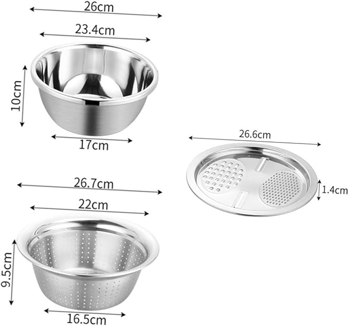 Kitchen Grater Basin Vegetable Cutter Zester Grater Peelers for Kitchen Easy Drainage