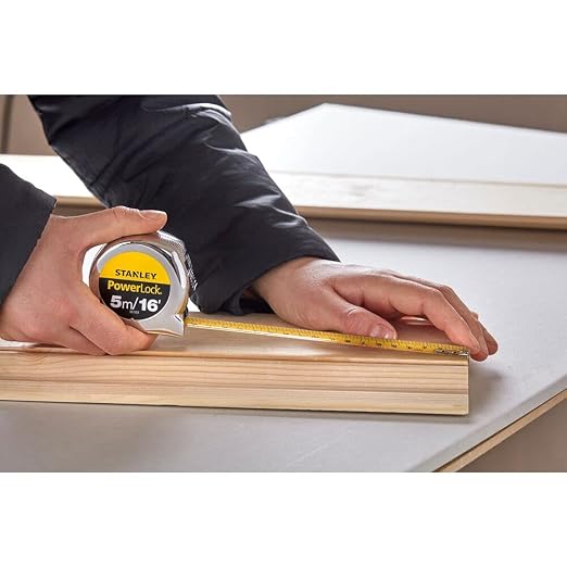 Stanley 0-33-553 Micro Powerlock Tape, 5m Length x 19mm Width