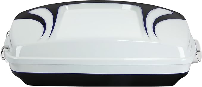 5.5" Razor Motorcycle Trunk W/Latch Key Fit For Harley 2014-2025 Touring CVO Road King Street Glide Electra Glide Ultra Limited Pack White Amethyst Black Licorice Flames