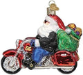 Old World Christmas Biker Santa Tree Ornament
