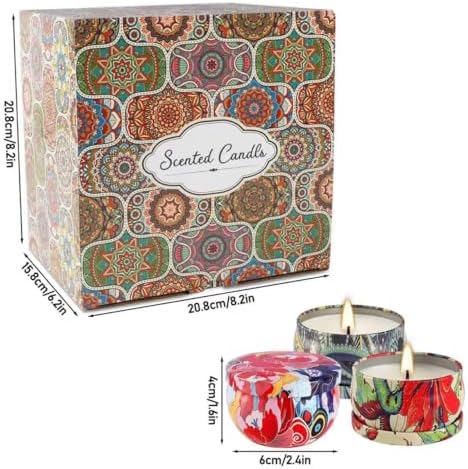 Scented Candles Gifts Set 36 Pack Soy Wax Travel Tin Jar Candles for Home 2.5 OZ for Mom for Christmas, Home Scented Decoration Relaxation, Thanksgiving, Mother's Day.