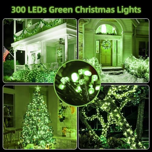 MZD8391 105FT 300LED Christmas Light Outdoor Indoor,Christmas Tree Light