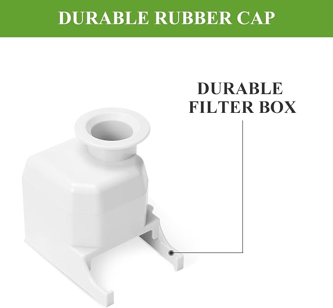 Cepheus 360 Ceramic Pet Water Fountain Filter and Pump Holder for Cat（1 Pack）