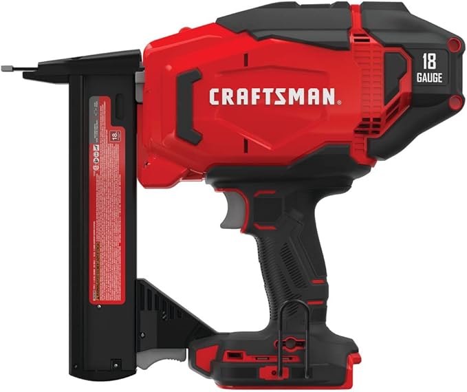 CRAFTSMAN V20 Narrow Crown Stapler, Cordless, 18 Gauge, Tool Only (CMCN618NB)
