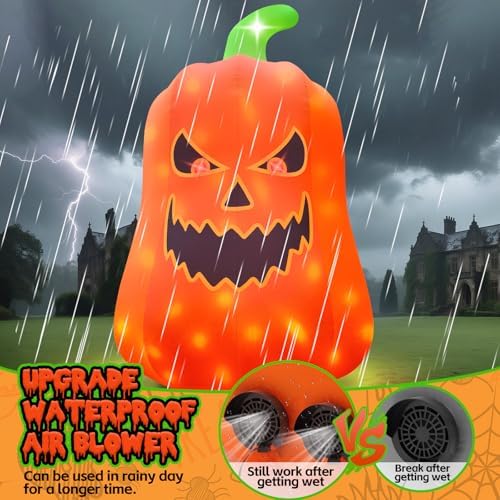 Kalolary 20FT Tall Halloween Inflatables Pumpkin Outdoor Decorations