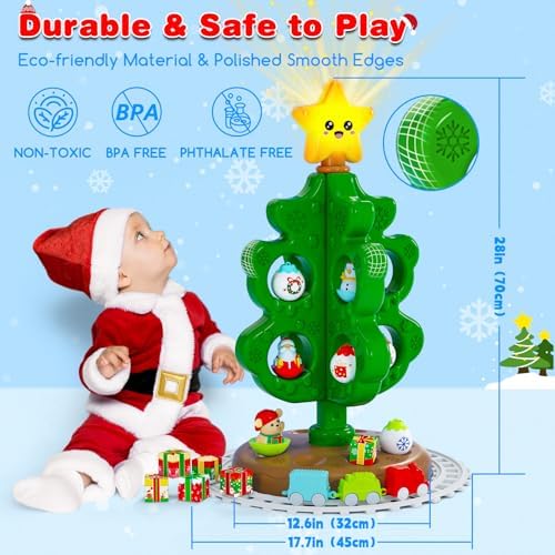 My First Christmas Tree Birthday Xmas Gifts for Little Kids