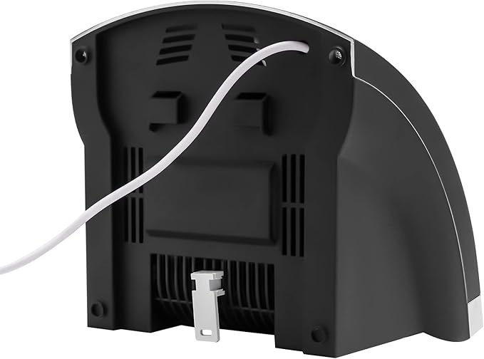 Commercial Hand Dryer Black 1800W High Speed Hot and Cold Wind Wall-Mounted Automatic Electric Hand Dryer with Plug and Two Installation Mothod for Industry Business Restrooms