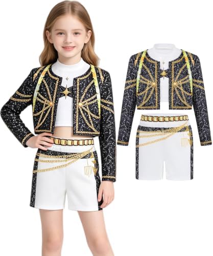 Kids Pop Star Hunter Costume Girls Halloween Costumes Demon Cosplay Outfit