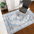 chakme Office Chair Mat for Hardwood Floor, 60"x45" Easy Glide Computer Desk Mat Protector for Rolling Chair Under Desk Rug Nonslip Backing, Machine Wash, (Boho)