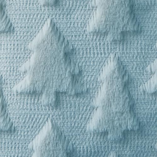 DFXSZ Christmas Tree Pillow Covers 12x20 Set of 2 Christmas Decor Blue
