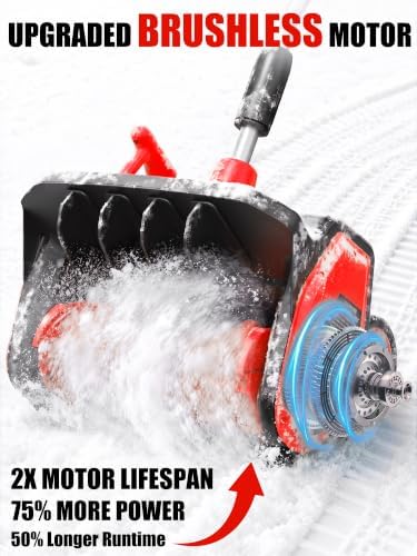 18" Cordless Snow Shovel Compatible with Milwaukee M18 Battery (Bare Tool)