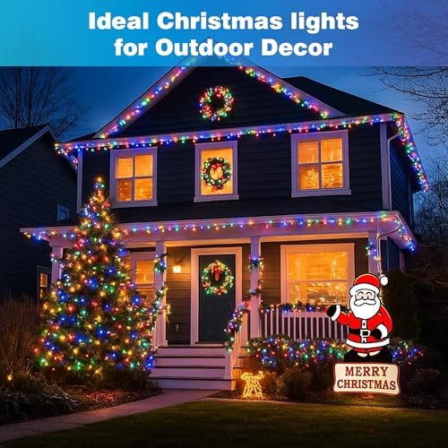 264FT Multicolor Christmas Lights, 800 LED Halloween String Lights