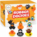 50-Pack Halloween Rubber Duck Toy Duckies for Kids, Fun Bath Birthday Gifts Baby Showers Summer Beach and Pool Activity, 2 Inches