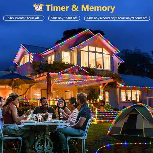 KNONEW 1000 LED Rope Lights Outdoor 328FT Rope Light for Outside Waterproof
