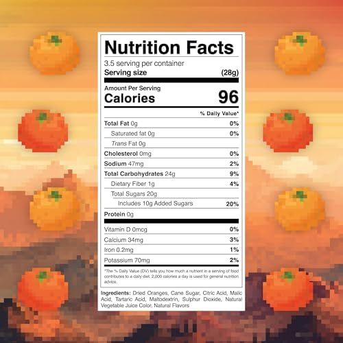 Final Boss Sour Fruit Candy, Souranges, Level 4, 1 Pack