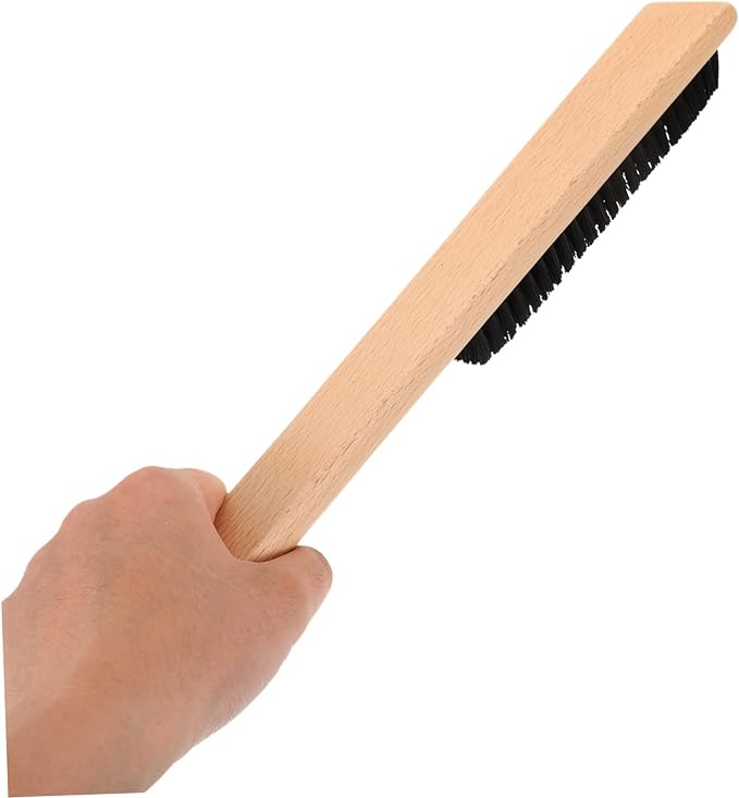 Healeved 3pcs Clothing Brush Wood Handle Household Lint for Clothes Suits and Fabrics Safe and Cleaning Brush for Home and Travel Use