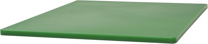 Winco 15" x 20" Green Heavy-Duty Plastic Cutting Board (Set of 6) | Dishwasher safe, Stain resistant, Minimizes dulling, HACCP approved, Great for Charcuterie, Appetizers and Buffet Displays