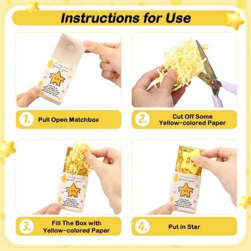 Wettarn 24 Sets Back to School Gift for Students Star Balls