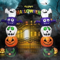 Outvita Halloween Inflatable Pumpkin Archway 8.2FT, Blow Up Arch Outdoor Decoration with LEDs, Halloween Decor for Yard, Party, Garden